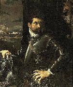 Lodovico Carracci Portrait of Carlo Alberto Rati Opizzoni in Armour Spain oil painting artist